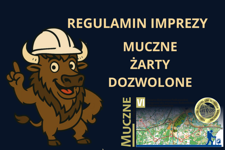 Muczne żarty dozwolone – Regulamin imprezy – survival z przymrużeniem oka!